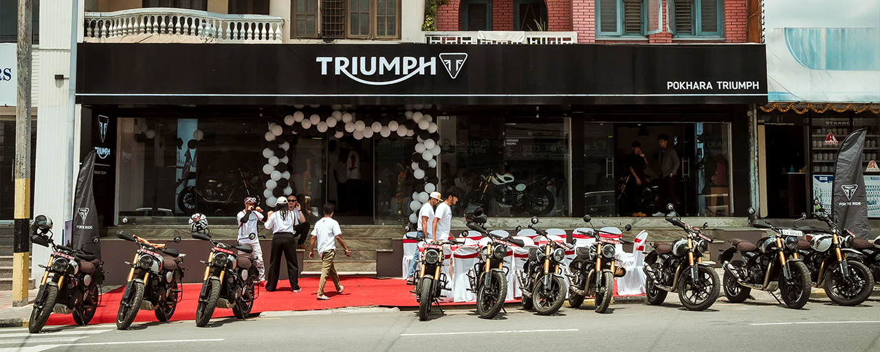 Triumph Nepal Officially Launches Showroom in Pokhara