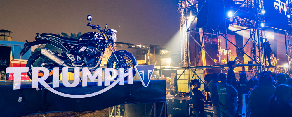 Triumph Nepal Officially Launched Its Chitwan Showroom at the Nepathya Concert